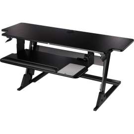 3M Precision Standing Desk, Up to 24" Screen Support, 45 lb Load Capacity, 6.2" Height x 42" Width x 23.2" Depth, Medium Density Fiberboard (MDF)