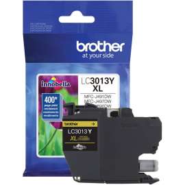 Brother LC3013Y Original High Yield Inkjet Ink Cartridge, Single Pack, Yellow, 1 Each, 400 Pages