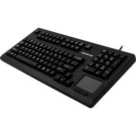 CHERRY G80-11900 Black Wired Keyboard, Compact, Touchpad, MX Gold Crosspoint Keyswitches, TAA Compliant