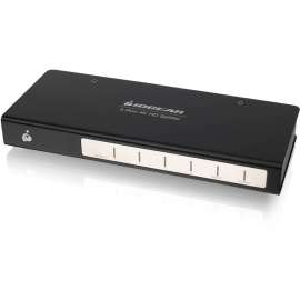 IOGEAR 4-Port Cinema 4K Splitter with HDMI Connectors - 4096 x 2160 - 49 ft Maximum Operating Distance - 1 x HDMI In - 4 x HDMI Out - Metal