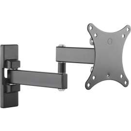 SIIG Articulating Full Motion LCD / TV Monitor Mount - 13" to 27" - Compatible with VESA 75x75mm / 100x100mm - 33 lbs Load Capacity - Ergonomic Wall Mount - High extension up to 11.1 inch - Easy Assembly - Tilti -10 to 3 degree / Swivel range +- 90