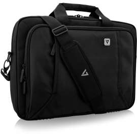 V7 Professional CTP14-BLK-9N Carrying Case for 14.1" Apple Notebook, MacBook Pro, Ultrabook, Chromebook, Black, Weather Resistant, Trolley Strap