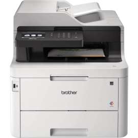 Brother MFC-L3770CDW Compact Digital Color All-in-One Printer Providing Laser Quality Results with 3.7" Color Touchscreen, Wireless and Duplex Printing and Scanning, Copier/Fax/Printer/Scanner, 25 ppm Mono/25 ppm Color Print, 2400 x 600 dpi Print, Automat