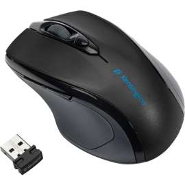 Kensington Pro Fit Wireless Mid-Size Mouse, Optical, Wireless, Radio Frequency, USB