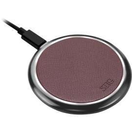 SIIG Premium Wireless Smartphone Charger Pad, Brown, 5 V DC, 9 V DC Input, Input connectors: USB