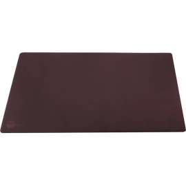 SIIG Large Artificial Leather Smooth Desk Mat Protector, Dark Brown, Rectangle, 22" Width x 0.1" Depth, Artificial Leather