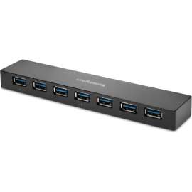 Kensington USB 3.0 7-Port Hub with Charging, USB, External, 7 USB Port(s), 7 USB 3.0 Port(s)