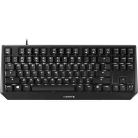 CHERRY MX 1.0 TKL Wired Mechanical Keyboard, Compact, Black, MX RED Switch ,Adjustable Backlighting, for Office/Gaming