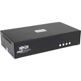 Tripp Lite Secure KVM Switch 4-Port DisplayPort Dual Monitor CAC NIAP PP3.0, 4 Computer(s), 1 Local User(s), 3840 x 2160, 11 x USB