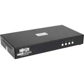 Tripp Lite Secure KVM Switch 4-Port HDMI / DP NIAP PP3.0 Certified w/ CAC, 4 Computer(s), 1 Local User(s), 3840 x 2160, 11 x USB