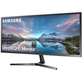Samsung S34J550WQN 34.1" UW-QHD LCD Monitor, 21:9, Dark Blue Gray, Black, 3440 x 1440, 16.7 Million Colors