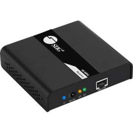 SIIG HDMI 2.0 4K@60Hz Over Cat6 Extender with IR, Receiver, 1 Output Device, 393.70 ft Range, 1 x Network (RJ-45)