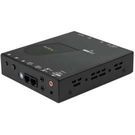 StarTech.com HDMI Over Ethernet Receiver for ST12MHDLAN2K, Extends HDMI signal and RS232 control to one or multiple displays, Video resolutions up to 1080p, Mobile App, Shelf-mounting hardware included