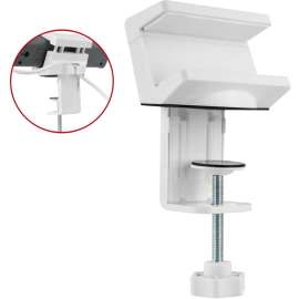 Siig Powerstrip Clamp Holder with Adjustable Bracket, White, C-Clamp Mount