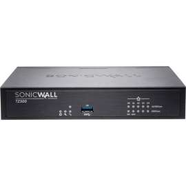 SonicWall TZ300P Network Security/Firewall Appliance, 5 Port, 10/100/1000Base-T, Gigabit Ethernet, DES, 3DES, MD5, SHA-1, AES (128-bit), AES (192-bit), AES (256-bit)