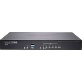SonicWall TZ600P Network Security/Firewall Appliance - 10 Port - 10/100/1000Base-T - Gigabit Ethernet - DES, 3DES, MD5, SHA-1, AES (128-bit), AES (192-bit), AES (256-bit) - 6 x RJ-45 - 1 Total Expansion Slots - Desktop - TAA Compliant