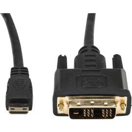 Rocstor Premium 10ft Mini HDMI to DVI-D Cable, M/M, DVI/HDMI for Audio/Video Device, Projector, Notebook, Tablet PC, Camera, 10ft, 1 Pack