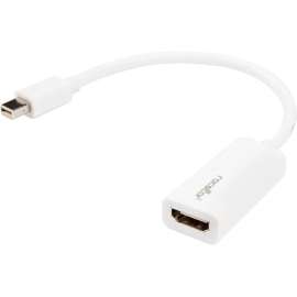 Rocstor Premium 8in / 20cm Mini DisplayPort to HDMI 4K Audio / Video Converter, mDP 1.2 to HDMI Active Adapter for MacBook Air / MacBook Pro, 4K @ 30 Hz, White, HDMI/Mini DisplayPort for Audio/Video Device, MacBook Pro, MacBook Air