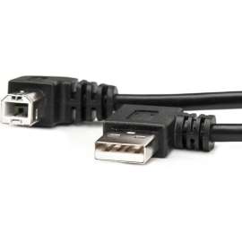 Rocstor Premium 3ft USB Type A Right Angle to USB Type B Right Angle Cable, M/M, USB, 3 ft, 1 x USB Type A Male