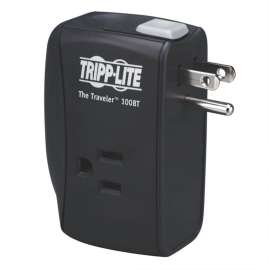 Tripp Lite Notebook Surge Protector Wallmount Direct Plug In 2 Outlet RJ45, Receptacles: 2 x NEMA 5-15R, 1050J
