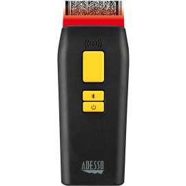 Adesso NuScan 3500TB Bluetooth Antimicrobial Waterproof 2D Barcode Scanner, Wireless Connectivity, 300 scan/s, 12" Scan Distance, 1D, 2D
