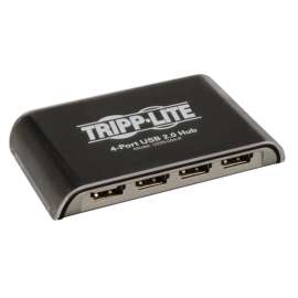 Tripp Lite 4-Port Desktop Hi-Speed USB 2.0 USB 1.1 Hub 480Mbps 4ft Cable, 4 x Type A Female USB 2.0 USB Downstream, 1 x 5-pin Mini Type B Female USB 2.0 USB Upstream, External"