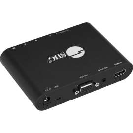 SIIG HDMI to VGA & Audio Scaler Converter, Functions: Video Scaling, Signal Conversion, 1920 x 1080, VGA, USB