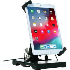 Cta Digital Inc. CTA Digital Flat-Folding Tabletop Security Stand for 7-14 Inch Tablets - Up to 14" Screen Support - 10" Height x 8.3" Width x 7.3" Depth - Countertop, Wall Mountable, Tabletop - Metal