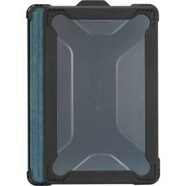 Targus SafePort THD491GL Rugged Carrying Case (Folio) for 9.7" Microsoft Surface Go, Surface Go 2, Surface Go 3 Tablet, Black, Drop Resistant, Slip Resistant, Shock Absorbing, Anti-slip Interior, Thermoplastic Polyurethane (TPU) Body, Hand Strap