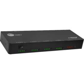 SIIG 4x4 HDMI 2.0 4K HDR Matrix Switch with Cloud Control - IR Remote RS232 - Downscaling Feature - TAA Compliant