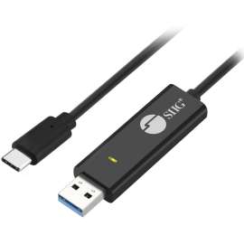 SIIG USB 3.0 A/C Data KM Magic Switch Console Cable, 5.20 ft USB Data Transfer Cable for Mouse, Keyboard, Notebook, Switch, First End: 1 x USB 3.0 Type A, Male, Second End: 1 x USB 3.0 Type C