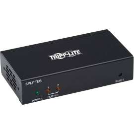 Tripp Lite HDMI Over Cat6 Extender Splitter w/ PoC 2-Port 4K@60Hz 4:4:4, HDR, TAA, 2 Output Device, 125 ft Range, 2 x Network (RJ-45), 1 x HDMI In