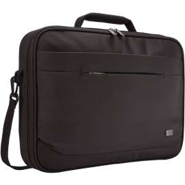 Case Logic Advantage ADVB-116 Carrying Case (Briefcase) for 10.1" to 15.6" Notebook, Tablet PC, Pen, Electronic Device, Black, Polyester Body, Luggage Strap, Shoulder Strap, Handle, 13.8" Height x 2.8" Width x 16.3" Depth