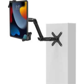 Cta Digital Inc. CTA Digital Custom Flex Wall Mount for 7-14 Inch Tablets, including iPad 10.2-inch (7th/ 8th/ 9th Generation) - 7" to 14" Screen Support - 75 x 75, 100 x 100 - VESA Mount Compatible - 1