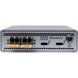 Atto Technology ATTO ThunderLink TLNS-3252-D00 Thunderbolt/Ethernet Host Bus Adapter, Thunderbolt 3, 40 Gbit/s, 2 x Total Expansion Slot(s), SFP28