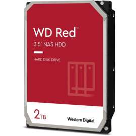 Wd Western Digital Red WD20EFAX 2 TB Hard Drive, 3.5" Internal, SATA (SATA/600), Storage System Device Supported, 5400rpm