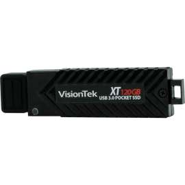 VisionTek 120GB XT USB 3.0 Pocket Solid State Drive, 120 GB SSD, USB 3.0 Type A, TAA Compliant