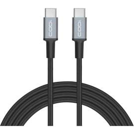CODi 6' USB-C to USB-C Braided Nylon Charge & Sync Cable, 6 ft USB-C Data Transfer Cable, First End: 1 x USB Type C, Male, Second End: 1 x USB Type C