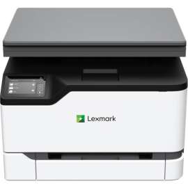 Lexmark MC3224dwe Wireless Laser Multifunction Printer-Color-Copier/Scanner-24 ppm Mono/24 ppm Color Print-600x600 Print-Automatic Duplex Print-30000 Pages Monthly-251 sheets Input-Color Scanner-600 Optical Scan- Ethernet-Wireless LAN, Copier/Printer/Scan