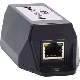 Tripp Lite Gigabit Ethernet PoE Extender Cat5e/Cat6/Cat6a RJ45 1-Port 30W, 2 x Network (RJ-45), 328.08 ft Extended Range, Plastic, Black