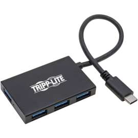 Tripp Lite USB C Hub 4-Port USB-A USB 3.1 Gen 2 10 Gbps Portable Aluminum, USB Type C, External, 4 USB Port(s), 4 USB 3.1 Port(s)