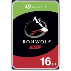 Seagate IronWolf ST16000VN001 16 TB Hard Drive, 3.5" Internal, SATA (SATA/600), Conventional Magnetic Recording (CMR) Method, 7200rpm