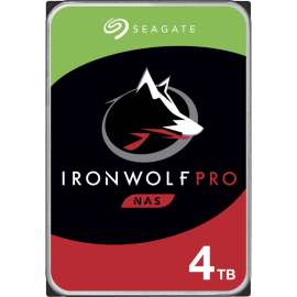 Seagate IronWolf Pro ST4000NE001 4 TB Hard Drive - 3.5" Internal - SATA (SATA/600) - Conventional Magnetic Recording (CMR) Method - 7200rpm - 5 Year Warranty