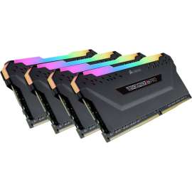 Corsair Vengeance RGB Pro 32GB DDR4 SDRAM Memory Module Kit - For Desktop PC - 32 GB (4 x 8GB) - DDR4-3600/PC4-28800 DDR4 SDRAM - 3600 MHz - CL18 - 1.35 V - Non-ECC - Unbuffered - 288-pin - DIMM - Lifetime Warranty