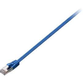 V7 Blue Cat6 Shielded (STP) Cable RJ45 Male to RJ45 Male 3m 10ft, 9.84 ft Category 6 Network Cable for Modem, Router, Hub, Patch Panel, Wallplate, PC, Network Card, Network Device, First End: 1 x RJ-45 Network, Male, Second End: 1 x RJ-45 Network