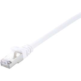 V7 White Cat6 Shielded (STP) Cable RJ45 Male to RJ45 Male 3m 10ft, 9.84 ft Category 6 Network Cable for Modem, Router, Hub, Patch Panel, Wallplate, PC, Network Card, Network Device, First End: 1 x RJ-45 Network, Male, Second End: 1 x RJ-45 Network