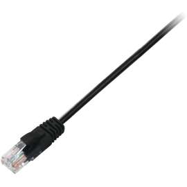 V7 Black Cat6 Unshielded (UTP) Cable RJ45 Male to RJ45 Male 10m 32.8ft, 32.81 ft Category 6 Network Cable for Modem, Router, Hub, Patch Panel, Wallplate, PC, Network Card, Network Device, First End: 1 x RJ-45 Network, Male, Second End: 1 x RJ-45 Network