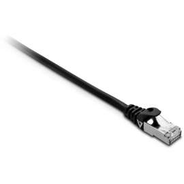 V7 Black Cat7 Shielded & Foiled (SFTP) Cable RJ45 Male to RJ45 Male 2m 6.6ft, 6.56 ft Category 7 Network Cable for Network Device, First End: 1 x RJ-45 Network, Male, Second End: 1 x RJ-45 Network
