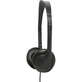 Ergoguys Avid AE-711V Stereo Headphone Vinyl Ear Pads with 3.5mm Plug, Stereo, Black, Mini-phone (3.5mm), Wired