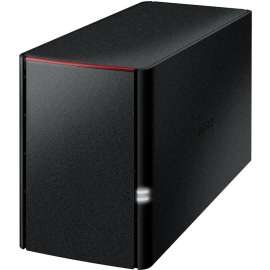 Buffalo Americas BUFFALO LinkStation SoHo 220 2-Bay 8TB Home Office Private Cloud Data Storage with Hard Drives Included/Computer Network Attached Storage/NAS Storage/Network Storage/Media Server/File Server, Marvell ARMADA 370 800 MHz, 2 x HDD Supported,